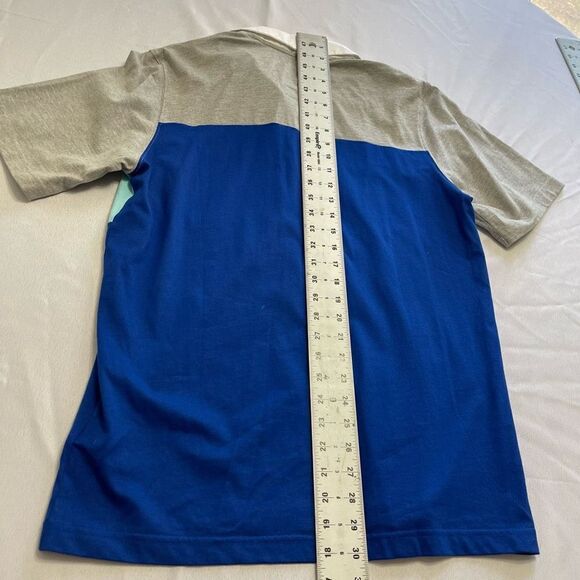 Adidas Men’s Colorblock Spell Out Polo Shirt Size Medium - Picture 6 of 6